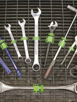 Peakworks Tool Tethering Flat Clamps | Multi-Fit Design 7 Peakworks Tool Tethering Flat Clamps | Multi-Fit Design