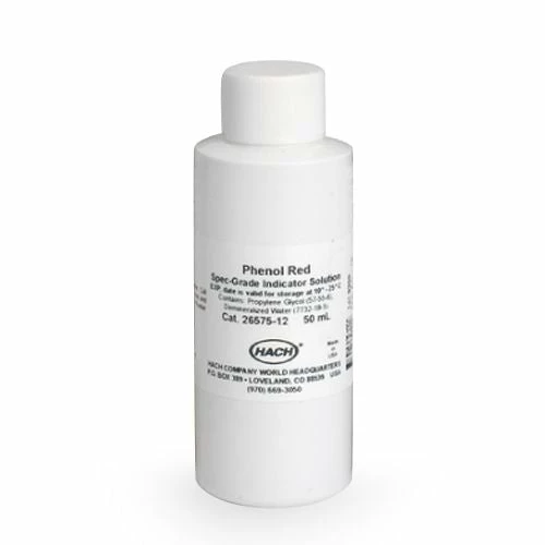 Hach 2657512 Phenol Red Indicator Solution, Spec. Grade, 50 ML 3 Hach 2657512 Phenol Red Indicator Solution, Spec. Grade, 50 ML