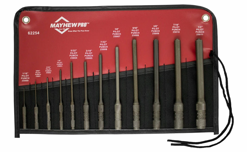 Cleanflow Hand Tools Pilot Punch Set - 12 Piece 3 Cleanflow Hand Tools Pilot Punch Set - 12 Piece