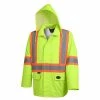 Pioneer The Rock 300D Oxford Polyester Waterproof Safety Rain Jacket | S-5XL Hi-Vis Work Wear