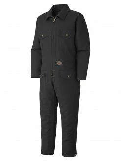 Pioneer 520A Insulated Cotton Duck Coveralls | Black | S-4XL
