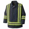 Pioneer Hi Vis Quilted Cotton Duck Winter Work Parka | M-4XL Hi-Vis Work Wear
