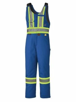 Pioneer Flame Resistant Cotton Hi-Vis Winter Bib Overall | Small - 5XLarge Flame Resistant Work Wear
