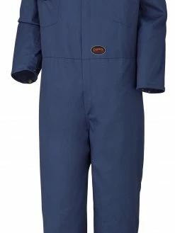 Pioneer Unlined Poly-Cotton Coveralls | Navy | Sizes 40R -60T