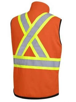 Pioneer Poly/Cotton Insulated Reversible Safety Vest | Yellow | S-5XL 12 Pioneer Poly/Cotton Insulated Reversible Safety Vest | Yellow | S-5XL