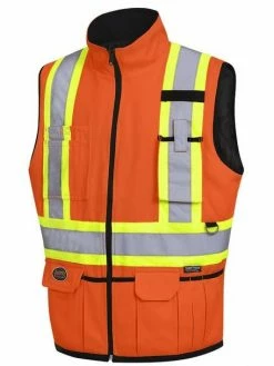 Pioneer Poly/Cotton Insulated Reversible Safety Vest | Yellow | S-5XL 11 Pioneer Poly/Cotton Insulated Reversible Safety Vest | Yellow | S-5XL
