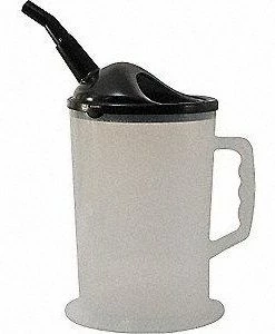 Cleanflow Poly Calibrated Measuring Container With Pouring Spout - 155 Oz Water Treatment Chemicals