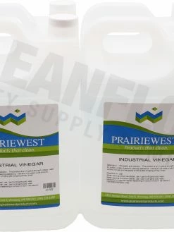 Prairie West Cleaning Supplies Industrial Vinegar - 4L Jug - Case Of 4 Jugs