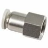 Greenline Nickel Plated Brass Push To Connect Female Connector Tubing And Fittings