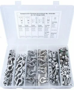 Quick Cable Die-Cast Copper Compression Connector Kits Automotive Supplies