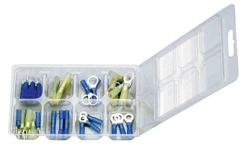 Automotive Supplies Quick Cable Solderless Heat Shrink Terminal Kit - 33 Piece 3 Automotive Supplies Quick Cable Solderless Heat Shrink Terminal Kit - 33 Piece