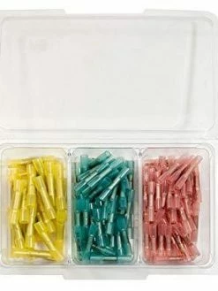 Quick Cable Solderless Heat Shrink Butt Connector Kit - 125 Piece