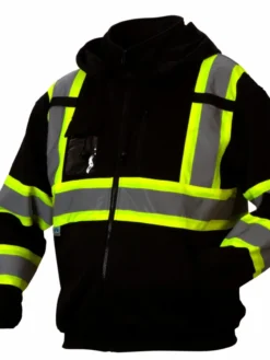 Hi-Vis Work Wear Pyramex Hi Vis Zip-Up Sweatshirt With Teflon™ Water Resistant Treatment | Sizes M - 5XL 17 Hi-Vis Work Wear Pyramex Hi Vis Zip-Up Sweatshirt With Teflon™ Water Resistant Treatment | Sizes M - 5XL