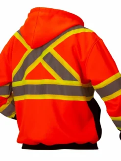 Hi-Vis Work Wear Pyramex Hi Vis Zip-Up Sweatshirt With Teflon™ Water Resistant Treatment | Sizes M - 5XL 15 Hi-Vis Work Wear Pyramex Hi Vis Zip-Up Sweatshirt With Teflon™ Water Resistant Treatment | Sizes M - 5XL