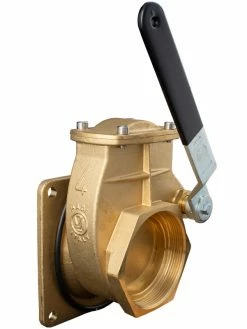 RIV Valves RIV Quick Opening Lever Knife Gate Valve - 4 Bolt Flange X FNPT