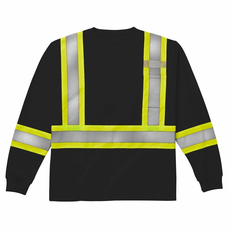 Rasco Birdseye Long Sleeve Hi-Vis Shirt | S-3XL 3 Rasco Birdseye Long Sleeve Hi-Vis Shirt | S-3XL