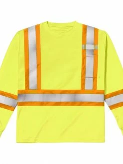 Rasco Birdseye Long Sleeve Hi-Vis Shirt | S-3XL 9 Rasco Birdseye Long Sleeve Hi-Vis Shirt | S-3XL