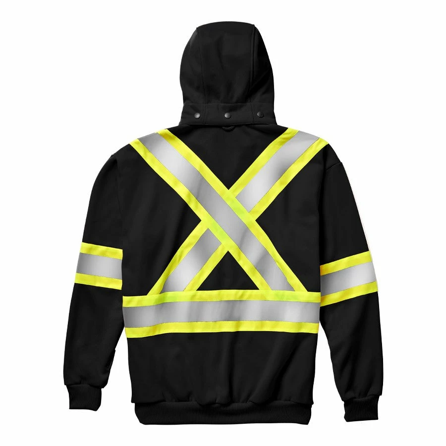 Rasco Poly-Fleece Hi-Vis Zip Front Hoodie | S-4XL 4 Rasco Poly-Fleece Hi-Vis Zip Front Hoodie | S-4XL