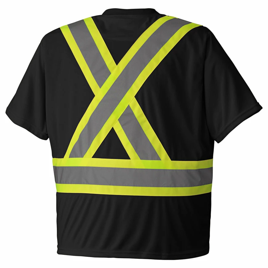Hi-Vis Work Wear Rasco 100% Cotton Knit Short Sleeve Hi Vis T-Shirt | S-4XL 4 Hi-Vis Work Wear Rasco 100% Cotton Knit Short Sleeve Hi Vis T-Shirt | S-4XL