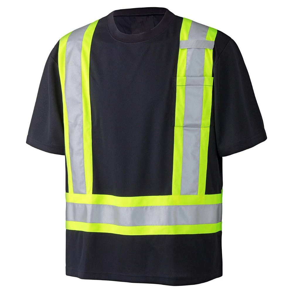 Hi-Vis Work Wear Rasco 100% Cotton Knit Short Sleeve Hi Vis T-Shirt | S-4XL 3 Hi-Vis Work Wear Rasco 100% Cotton Knit Short Sleeve Hi Vis T-Shirt | S-4XL
