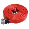 Greenline Heavy Wall Red PVC Layflat Discharge Hose Assemblies (w/ Male X Female Camlocks) Hose And Fittings