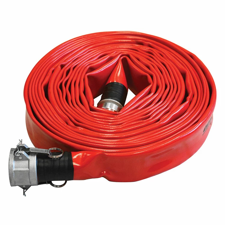 Greenline Heavy Wall Red PVC Layflat Discharge Hose Assemblies (w/ Male X Female Camlocks) Hose And Fittings 3 Greenline Heavy Wall Red PVC Layflat Discharge Hose Assemblies (w/ Male X Female Camlocks) Hose And Fittings