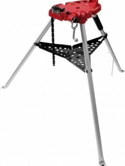 Pipe Tools Reed R450+Tripod Pipe Vise