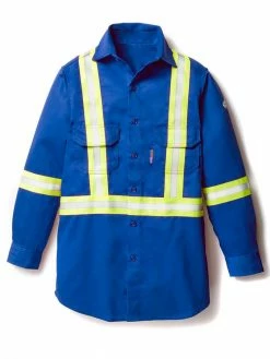 Rasco Uniform Shirt With Reflective Trim | S - 5XL Flame Resistant Work Wear
