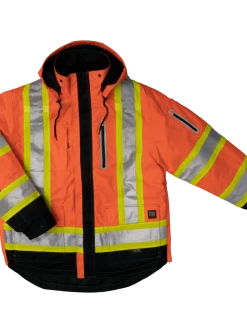 Hi-Vis Work Wear Tough Duck S187 Waterproof/Breathable Ripstop 4-In-1 Safety Jacket | XS-5XL 16 Hi-Vis Work Wear Tough Duck S187 Waterproof/Breathable Ripstop 4-In-1 Safety Jacket | XS-5XL