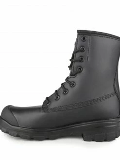 8 Inch Safety Boots STC Keep 8" Waterproof Chemtech Microfiber Vegan Safety Boots | Black | Sizes 5 - 14 9 8 Inch Safety Boots STC Keep 8