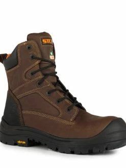 STC Morgan 8" Waterproof Leather Safety Boot With Vibram® GEN6 Sole | Sizes 5 - 14 17 STC Morgan 8