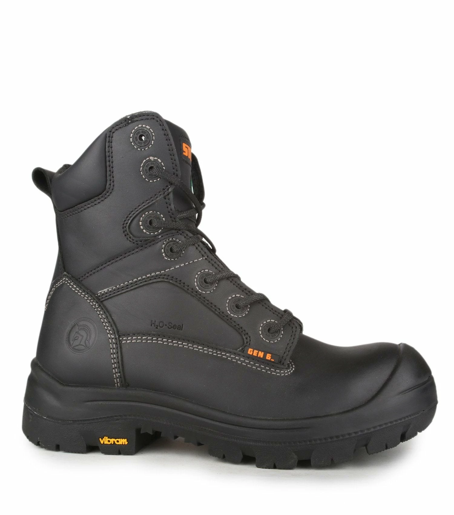 STC Morgan 8" Waterproof Leather Safety Boot With Vibram® GEN6 Sole | Sizes 5 - 14 4 STC Morgan 8" Waterproof Leather Safety Boot With Vibram® GEN6 Sole | Sizes 5 - 14