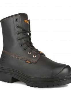 8 Inch Safety Boots STC MetPro 8" Internal Metguard Safety Boot With Vibram® TC4+ Sole | Black | Sizes 4 - 14