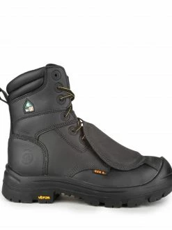 STC Alloy 8" External Metguard Safety Boots With Vibram® TC4+ Sole | Black | Sizes 5 - 14 8 Inch Safety Boots