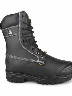 8 Inch Safety Boots STC Kimberlite 9" Internal Metguard Leather Safety Boot With Vibram® Fire & Ice Sole | Black | Sizes 6 - 14