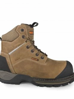 STC Outlaw 6" Metal Free Work Boot | Brown | Sizes 7 - 14 9 STC Outlaw 6