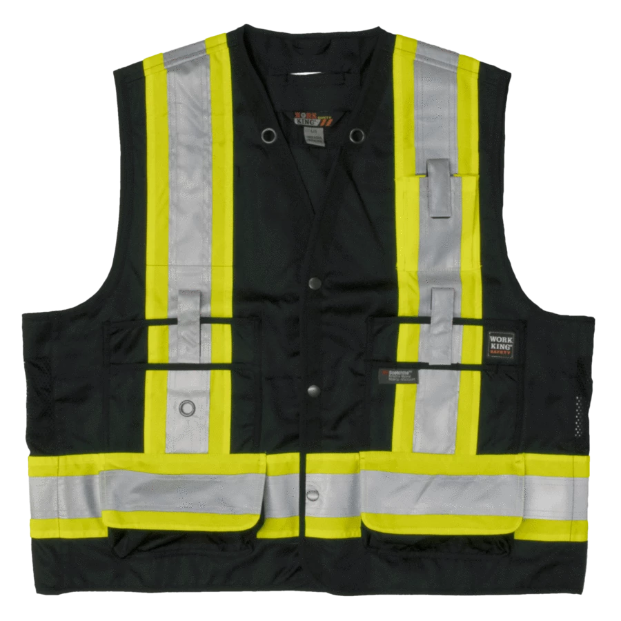 Tough Duck S313 High Visibility Surveyor Safety Vest | XS-5XL 9 Tough Duck S313 High Visibility Surveyor Safety Vest | XS-5XL