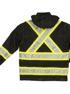 Tough Duck S372 300D Waterproof Breathable Ripstop Safety Rain Jacket | XS-5XL