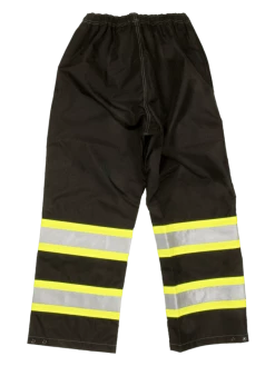 Hi-Vis Work Wear Tough Duck S374 300D Waterproof Breathable Ripstop Safety Rain Pants | Limited Size Selection