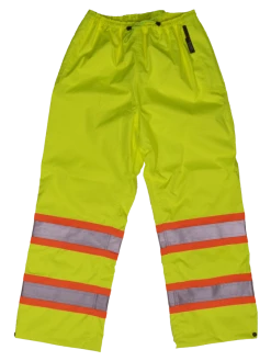 Tough Duck S374 300D Waterproof Breathable Ripstop Safety Rain Pants | XS-5XL