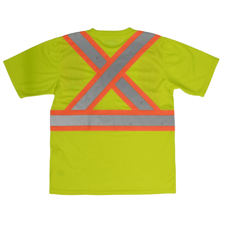 Tough Duck S392 Premium Polyester Micro Mesh Safety T-Shirt With Pocket | XS-7XL Hi-Vis Work Wear 8 Tough Duck S392 Premium Polyester Micro Mesh Safety T-Shirt With Pocket | XS-7XL Hi-Vis Work Wear