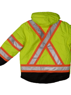 Work King S426 Insulated 300D 5-In-1 Safety Jacket | Yellow | Limited Size Selection Hi-Vis Work Wear