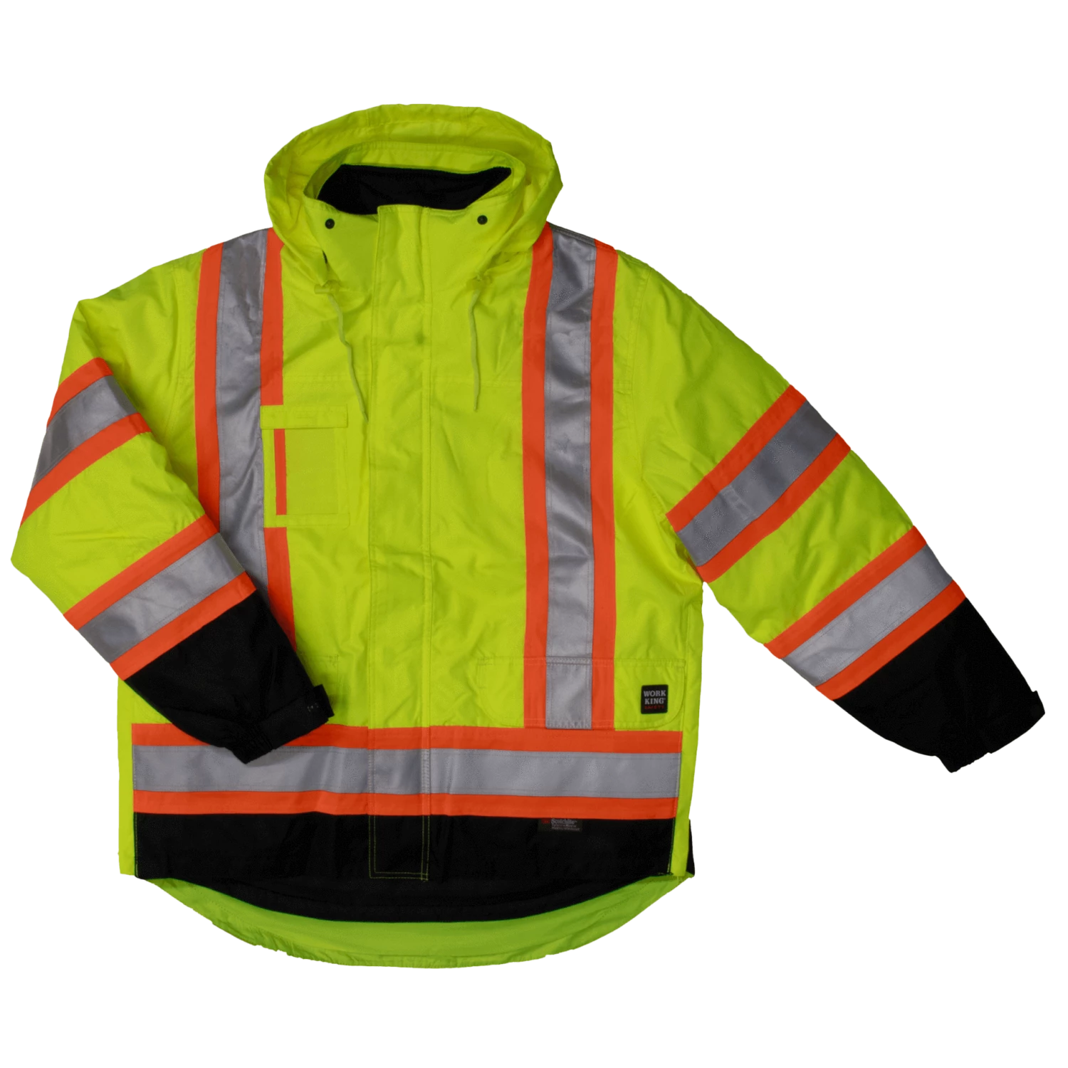 Tough Duck S426 Insulated 300D 5-In-1 Safety Jacket | XS-5XL 3 Tough Duck S426 Insulated 300D 5-In-1 Safety Jacket | XS-5XL