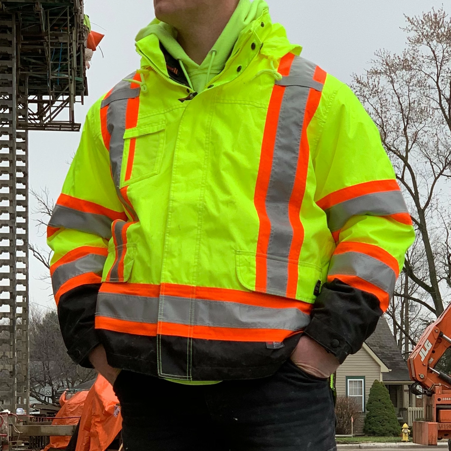 Tough Duck S426 Insulated 300D 5-In-1 Safety Jacket | XS-5XL 5 Tough Duck S426 Insulated 300D 5-In-1 Safety Jacket | XS-5XL