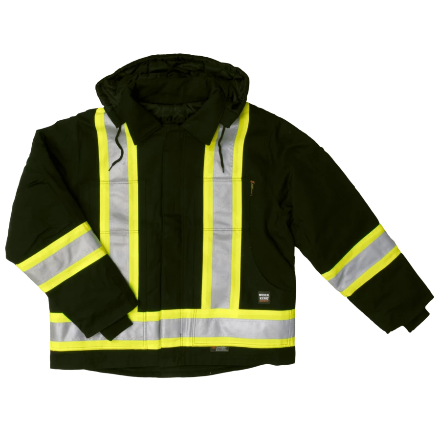 Tough Duck S457 Cotton Duck Winter Safety Jacket | Limited Size Selection 5 Tough Duck S457 Cotton Duck Winter Safety Jacket | Limited Size Selection