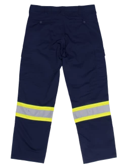 Tough Duck S607 Cargo Reflective Striped Safety Pants | 30" To 44" Waist Sizes