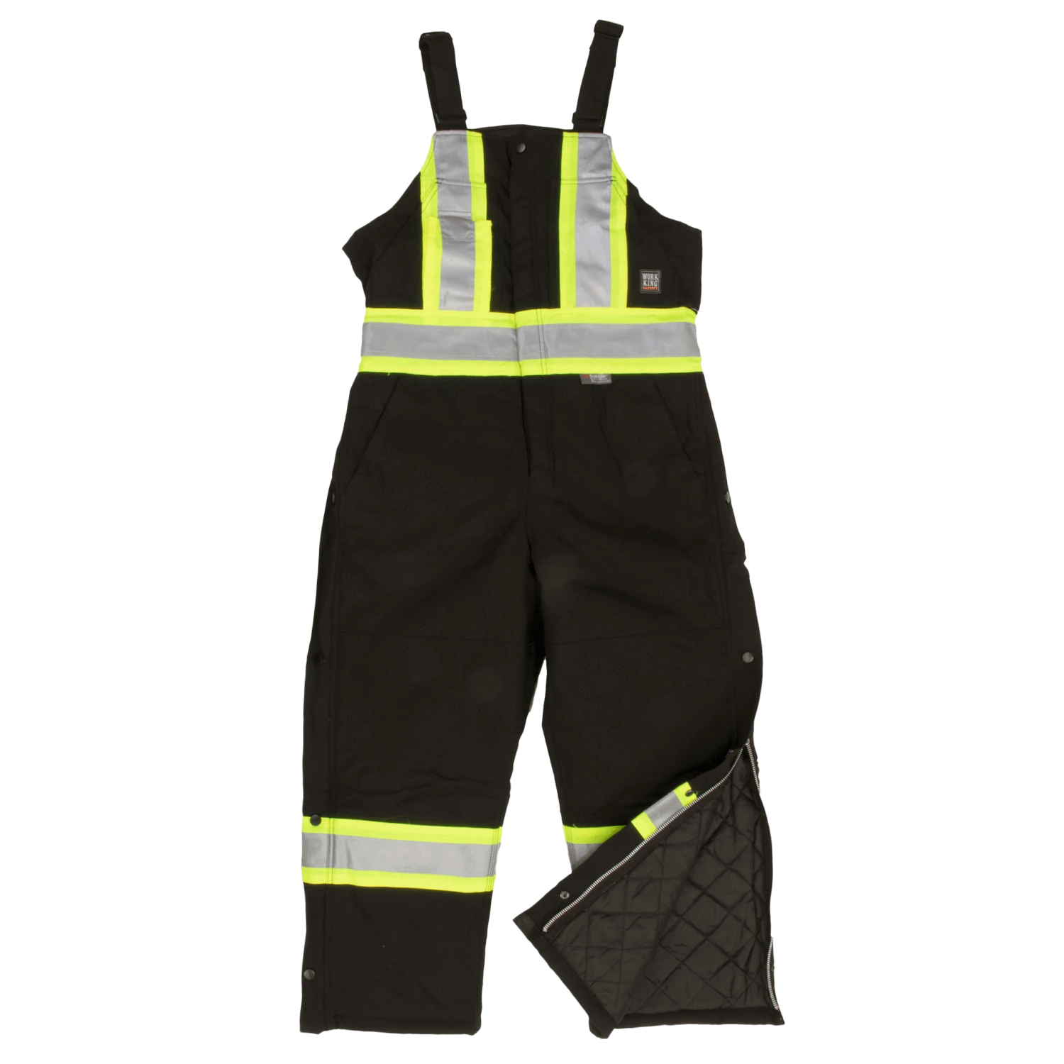 Tough Duck S757 Premium Insulated Cotton Duck Safety Bib Overalls | XS-5XL Hi-Vis Work Wear 3 Tough Duck S757 Premium Insulated Cotton Duck Safety Bib Overalls | XS-5XL Hi-Vis Work Wear