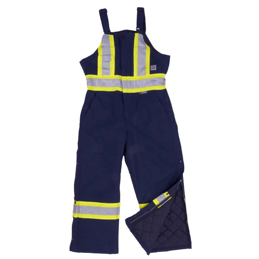 Tough Duck S757 Premium Insulated Cotton Duck Safety Bib Overalls | XS-5XL Hi-Vis Work Wear 7 Tough Duck S757 Premium Insulated Cotton Duck Safety Bib Overalls | XS-5XL Hi-Vis Work Wear