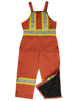 Tough Duck S757 Premium Insulated Cotton Duck Safety Bib Overalls | XS-5XL Hi-Vis Work Wear 10 Tough Duck S757 Premium Insulated Cotton Duck Safety Bib Overalls | XS-5XL Hi-Vis Work Wear
