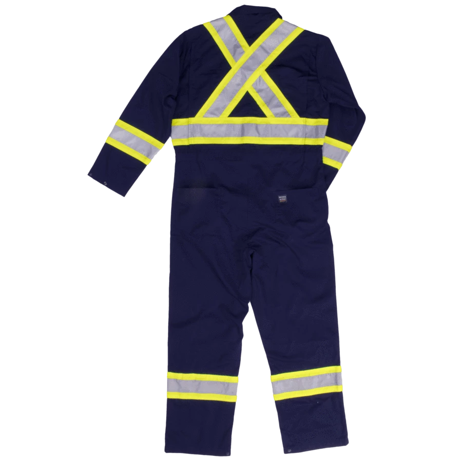 Hi-Vis Work Wear Tough Duck S792 Unlined Hi Vis Poly/Cotton Coveralls | XS-5XL 8 Hi-Vis Work Wear Tough Duck S792 Unlined Hi Vis Poly/Cotton Coveralls | XS-5XL